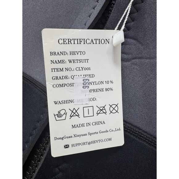 Hevto Neoprene Wetsuit CLY001 New With Tags Men Women’s Size M3 - Picture 5 of 10